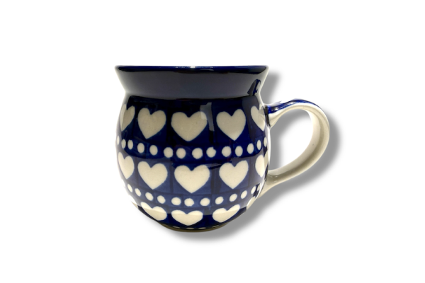 005 Bunzlau Bolle Mok 375EX Blue Valentine 240ml Valentijnsdag